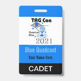 LABEL CON 2021 - Blauw kwadrant - Cadet Badge