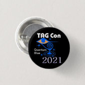 LABEL Con 2021 - Quantum Blue - BLACK - Button (Voorkant /achterkant)