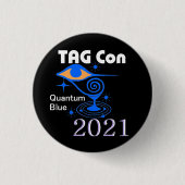 LABEL Con 2021 - Quantum Blue - BLACK - Button (Voorkant)