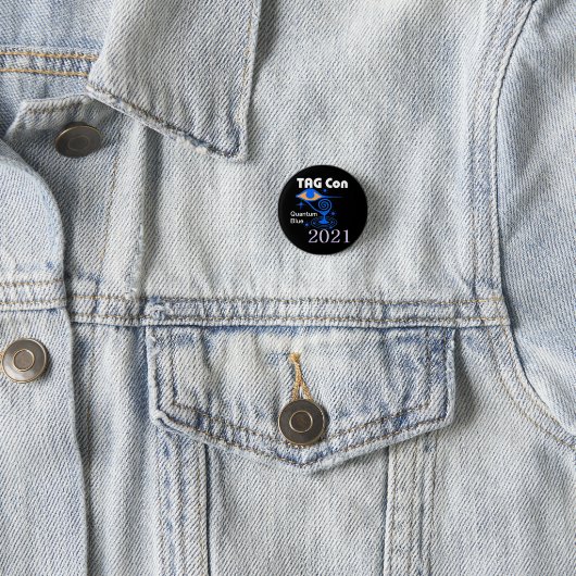 LABEL Con 2021 - Quantum Blue - BLACK - Button (In situ)
