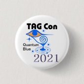 LABEL Con 2021 - Quantum Blue Button (Voorkant)