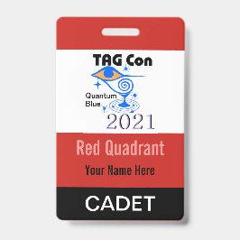 LABEL CON 2021 - Rood kwadrant - Cadet Badge