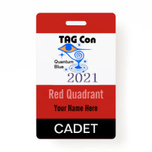 LABEL CON 2021 - Rood kwadrant - Cadet Badge