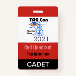 LABEL CON 2021 - Rood kwadrant - Cadet Badge
