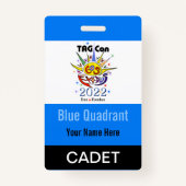 LABEL Con 2022 - Blue Quadrant - Cadet Badge (Voorkant)