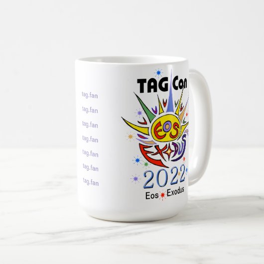 LABEL Con 2022 Eos Exodus - Klassieke Mok (Voorkant rechts)