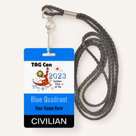 LABEL Con 2023 - Blue Quadrant - Civilian Badge