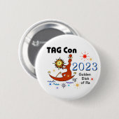 LABEL Con 2023 - Golden Disk of Ra Button (Voorkant /achterkant)