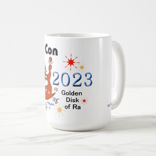 LABEL Con 2023 Golden Disk of Ra - Klassieke Mok (Voorkant rechts)