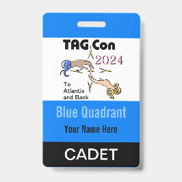 LABEL CON 2024 - Blauw kwadrant - Cadet Badge
