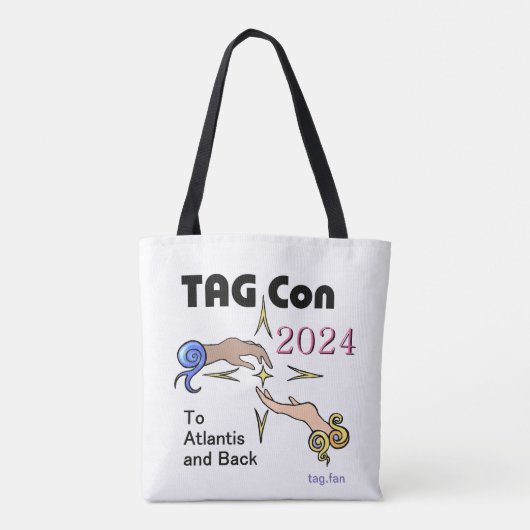 LABEL CON 2024 - Convention swagtas Tote Bag (Achterkant)