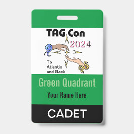 LABEL CON 2024 - Groen kwadrant - Cadet Badge