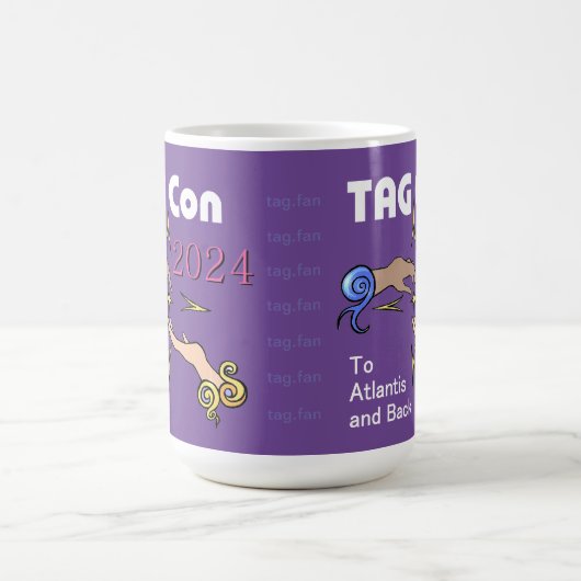 LABEL CON 2024 Naar Atlantis en terug - Paarse Mok (Center)