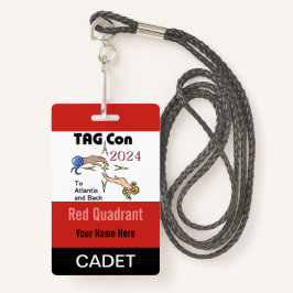 LABEL CON 2024 - Rood kwadrant - Cadet Badge