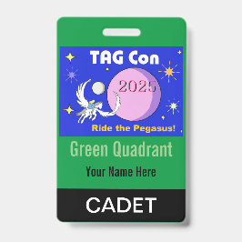 LABEL CON 2025 - Groen Kwadrant - Cadet Badge