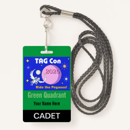 LABEL CON 2025 - Groen Kwadrant - Cadet Badge