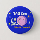 LABEL Con 2025 Rijd met de Pegasus Button (Voorkant)