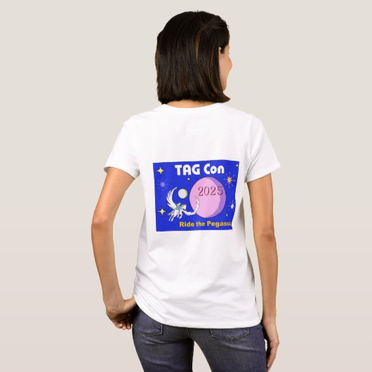 LABEL Con 2025 Rijd met het Pegasus Convention T-s T-shirt (Achterkant volledig)