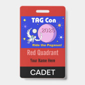 LABEL Con 2025 - Rode Kwadrant - Cadet Badge (Achterkant)