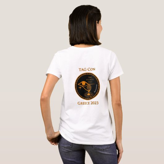 LABEL Con Greece 2023 - T-shirt voor dames (Achterkant volledig)