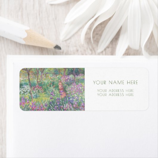 LABEL "DE GARDEN VAN DE KARTIST" TERUGKERNADRES (Insitu)