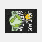 Label der Erde - Milieubescherming Naturfreun Fleece Deken (Voorkant (Horizontaal))