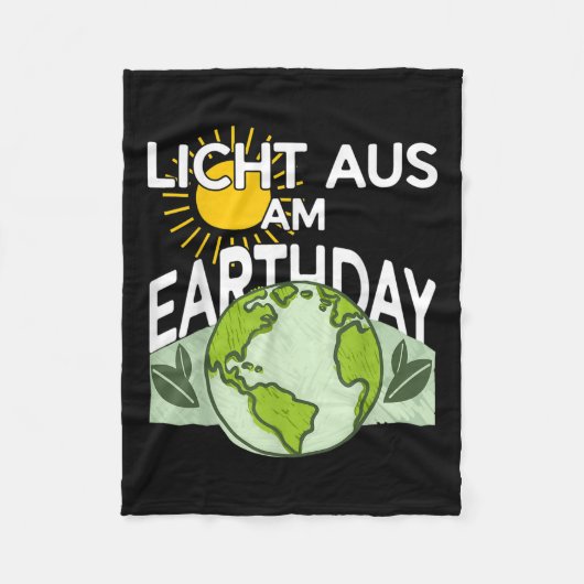 Label der Erde - Milieubescherming Naturfreun Fleece Deken (Voorkant)