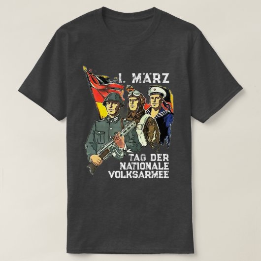 LABEL DER NVA VINTAGE T-SHIRT (Design voorkant)
