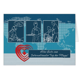 Label der Pflege. Verpleegdagen Kaarten in het Dui