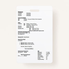 Label dosering vochtsnelheid badge