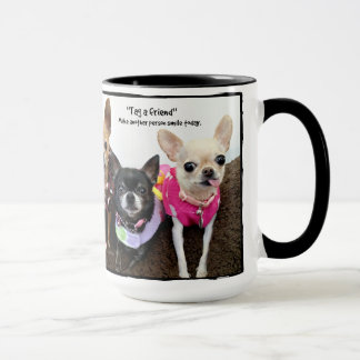 Label een vriend mok