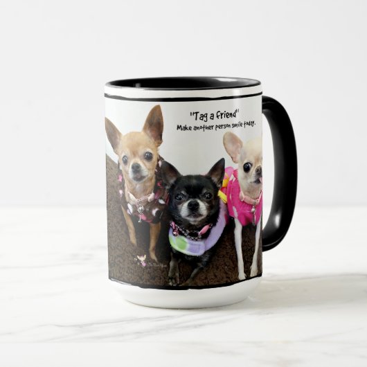 Label een vriend mok (Voorkant rechts)