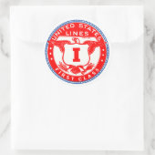 Label eerste klasse Verenigde Staten (Tas)