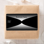 Label Elegant Grijs Zilver Zwart (Insitu)