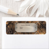 Label Elegant Persoonlijk Bedrijf Rusty Metal 2 (Insitu)