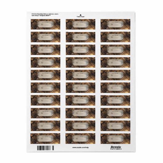 Label Elegant Persoonlijk Bedrijf Rusty Metal 2 (Full Sheet)