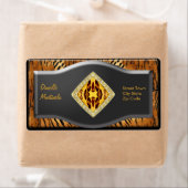 Label Elegante Persoonlijke Naam Labels Stickers g (Insitu)