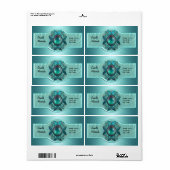 Label Elegante Persoonlijke Naam Labels Stickers g (Full Sheet)