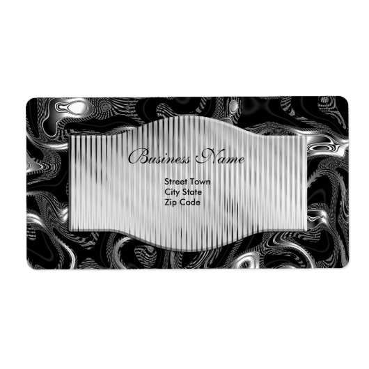 Label Elegante Zakelijke Labels Stickers groot for (Voorkant)