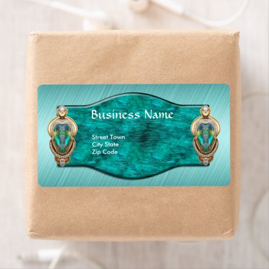 Label Elegante Zakelijke Labels Stickers groot for (Insitu)