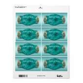 Label Elegante Zakelijke Labels Stickers groot for (Full Sheet)