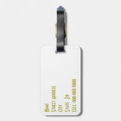 Label Elke pleister op maat van tablet Bagagelabel (Achterkant verticaal)