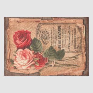 label en illustraties Shabby Chic Tissuepapier