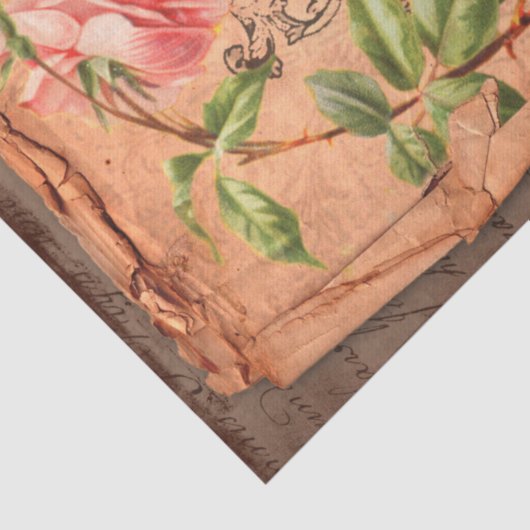 label en illustraties Shabby Chic Tissuepapier (Detail)