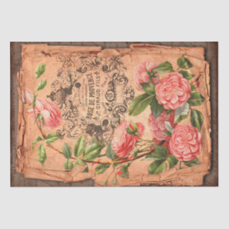 label en illustraties Shabby Chic Tissuepapier
