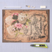  label en illustraties Shabby Chic Tissuepapier (Craft)
