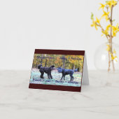 Label en Lans Notecard Kaart (Gele Bloem)