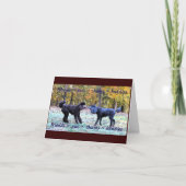 Label en Lans Notecard Kaart (Voorkant)