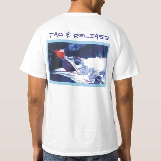 Label en vrijgave t-shirt (Achterkant)