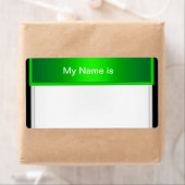 Label Feestnaam Tag Groen (Insitu)